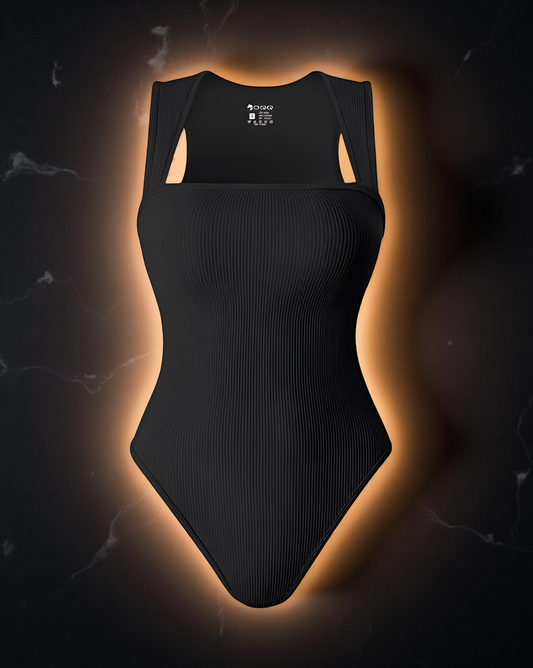 Lurevae™Summer New Fashion Square Collar Sleeveless Bodysuit High Waist